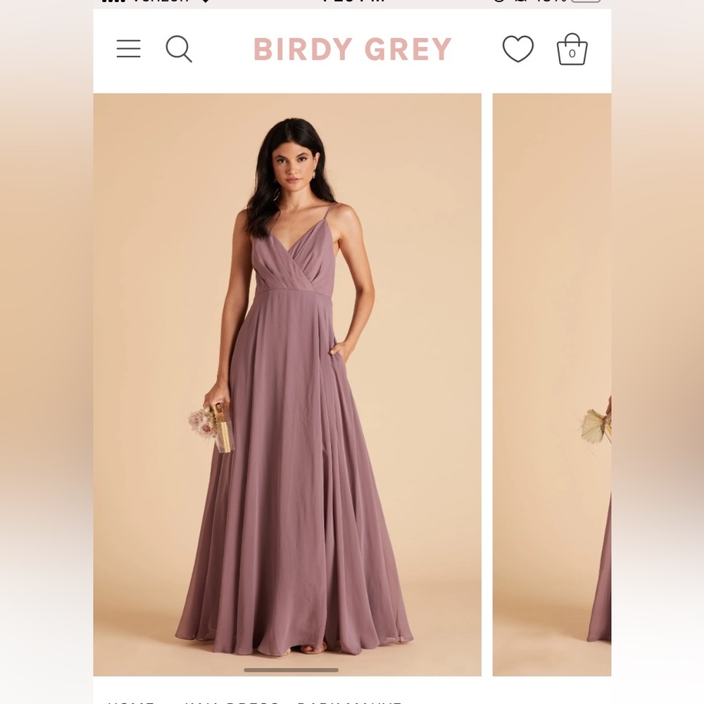 Birdy Grey Kaia Bridesmaid Dress Dark Mauve